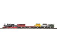 PIKO H0 57123 - Starter Set Con Zavorra Treno Merci Vapore G7 5 Carro Nuovo