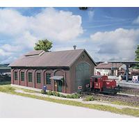 Piko Ho Scale Model Train Buildings - BURGSTEIN Locomotiva SHED - 61823