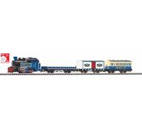 Set iniziale treno del circo con locomotiva a vapore