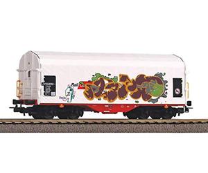 Piko- Telone Scorrevole. Rail Cargo Austria VI con Graffiti, Colore Bianco, 58982