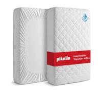 Pikolin Home - Coprimaterasso Piazza e Mezza Impermeabile 135x190 cm, Trapuntato e Traspirante, Ipoallergenico, Certificato Oeko-Tex, Proteggi Materasso, Altezza Fino a 32 cm, Lavabile in Lavatrice