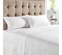 Pikolin Home Lenzuolo da sotto con angoli 100% cotone traspirante 135x190/200cm