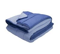 Pikolin Home - Piumino Reversibile 300 gr - Imbottitura Nordica Bicolore - Per Letto da 180 - Tocco Piuma, Caldo, Traspirante, Colore Blu, 260 x 240 cm