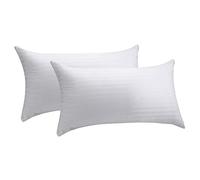 Pikolin Home - Set 2 Federe Cuscino in Cotone 100% con Trattamento Anti-Restringimento, 90x40 cm, Copricuscino Letto Traspirante e Lavabile in Lavatrice, Chiusura a Zip, Morbida e Resistente