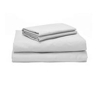 PIKOLIN Home - Set di Lenzuola in 100% Cotone Traspirante e Antipilling, Include Lenzuolo Inferiore, Superiore e Fodere per Cuscino, Certificato OEKO-TEX, 90x190/200cm