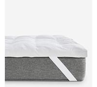 Pikolin Home - Topper 140 x 190 cm Letto Francese | Letto 140 cm | Coprimaterasso Imbottito in Cotone | Altezza 5 cm | Tripla Barriera Antiacaro | OSAKA