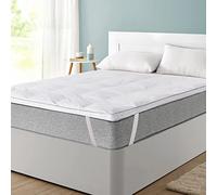 Pikolin Home - Topper in piuma d’oca Piumino comfort 160x190 - Naturale, traspirante, sensazione avvolgente, extra morbido - Sopramaterasso, Topper Materasso, Coprimaterasso