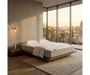 PIKOLIN - Materasso Una Piazza e Mezza 120 x 200 cm | 21 cm | Supporto Schiena Alta Resilienza H3-H4 | Sostegno Ortopedico | Comfort Memory Foam Anti-Calore | Igiene Permanente | Leah Compact 21