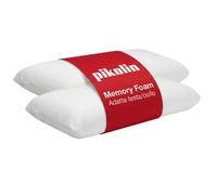 PIKOLIN Set 2 Cuscini Memory Foam da Hotel 70 cm - Adattabilità al Collo e Ipoallergenici - Guanciale Letto Media Rigidità per Tutte Le Posizioni di Sonno - Doppia Federa Traspirante e Morbida