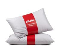 PIKOLIN Set 2 Federe Cuscino 75 x 40 cm In Cotone e Poliestere Extra Morbido. Copricuscino con Cerniera, Traspirante e Lavabile in Lavatrice