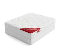 PIKOLIN Topper Matrimoniale 140 x 200 cm Memory Foam Spessore 3 cm Trapuntato in Microfibra - Coprimaterasso Comfort Extra, Allevia Tensioni Muscolari, Anallergico e Lavabile