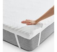 Pikolin Home - Topper Matrimoniale 200 x 200 cm Memory Foam Spessore 7 cm - Coprimaterasso da Hotel con Supporto Multizona Adattivo, Sfoderabile e Traspirante