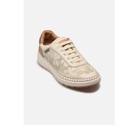 Pikolinos Scarpe sportive in pelle sabbie per signora, Panna, 39 EU