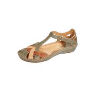 PIKOLINOS Ballerina con cinturino beige / marrone / verde Donna PIKOLINOS 40