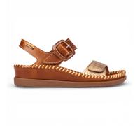 Pikolinos Cadaques Donna Marrone Espadrille Leggero Sandali con Zeppa Estivi
