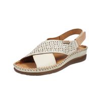 Pikolinos Cadaques - Sandali In Pelle Con Zeppetta Bianco - Taglia 41 [26.3cm]