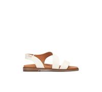 Pikolinos Sandali piatti in pelle Navia da donna, Panna, 40 EU