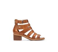 Pikolinos Sandali con tacco in pelle bianca W3H, Brandy, 38 EU