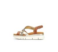 PIKOLINOS Sandalo 'Palma' cognac / grigio / oliva / argento Donna - Scarpe - Sandali - Sandali con plateau PIKOLINOS 40