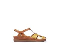 Pikolinos Scarpe semiaperte in pelle CADAQUES per le donne, brandy, 38 EU