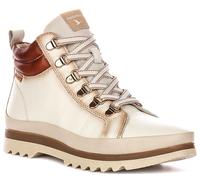 Pikolinos Vigo Anti-scivolo Pelle Donna Stivali Caviglia Crema UK 4 - 9