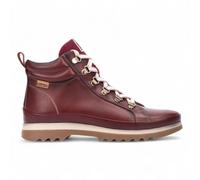 Pikolinos Vigo Donna Arcilla Rosso Zip Laterale & con Lacci Caviglia Scarpe Alte