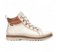 Pikolinos Vigo Donna Nata Bianco Zip Laterale & con Lacci Caviglia Scarpe Alte