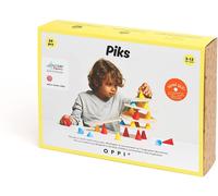 PIKS small kit OPPI gioco creativo IN LEGNO set 24 PEZZI costruzioni DA IMPILARE