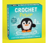 Pil Crochet Kit for Beginners - Peter the Penguin Amigurumi - Complete DIY Kit with Step-By-Step Instructions, Yarn, Hook, Safety Eyes & Stuffing - Make a Stuffed Penguin