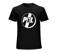 PIL Public Image Limited Ltd. Band Unisex 100% Cotton Short-Sleeve T-Shirts Black L