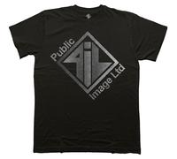 PIL (Public Image Ltd) Brushed Steel Logo ufficiale Uomo maglietta unisex