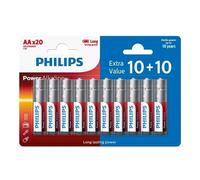 Pila AA Alcalina Power Alkaline LR6 1,5 V Pack 20
