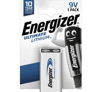 EN UL 9V - Batteria al litio, blocco 9 V, 800 mAh, confezione da 1 pezzo