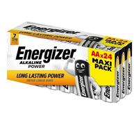 Pila Alcalina AA 1,5V Energizer Pack 24, Lunga Durata Senza Perdite