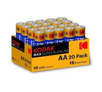 Pila Alcalina AA Kodak Max Pack 20