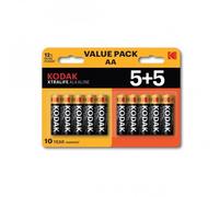Pila Alcalina AA Kodak Xtralife Pack 10