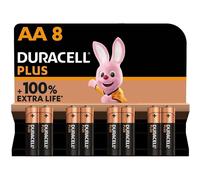 Pila Alcalina Duracell Plus Pack 8 AA LR06 1.5V