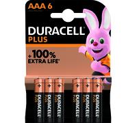 Pila Alcalina Plus Duracell 1,5V - Confezione da 6 Pezzi Duracell Materiale elet