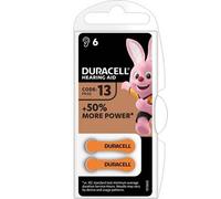 Pila Apparecchio Acustico Easy Tab 13 Duracell Arancio 6 Pezzi