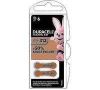 PILA APPARECCHIO ACUSTICO EASY TAB 312 DURACELL MARRONE CF=PZ 6 CF 10