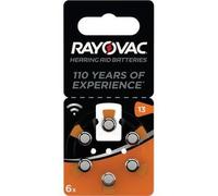 Pila Apparecchio Acustico Rayovac 13 Varta Arancio 6 Pezzi