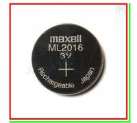 Maxell 139622 ML2016 Batteria ricaricabile a bottone ML 2016 Litio 25 mAh 3 V 1