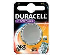 Batteria bottone Duracell 3V CR2430 Litio confezione da 1 pila