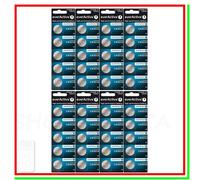 everActive CR2032 3 V, 5 batterie al litio a bottone, batteria più potente, durata di 10 anni, 5 pezzi, 1 blister