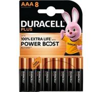Pila Duracell DPBLR3B8 Plus Power Boost AAA alcalina confezione 8 pezzi