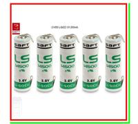 pila litio Saft 14500 3,6v Li-SOCl2 lamelle a U STILO AA batteria a saldare x5