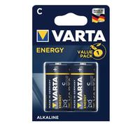 Pila Mezza Torcia C Energy Varta Alcalina 1,5 V 2 Pezzi