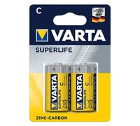 PILA MEZZA TORCIA SUPERFLIFE 'R14P' Pz 2 - 1,5 V - C pz 10