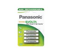 Wentronic AAA 800mAh NiMH 4-BL EVOLTA Panasonic Batteria ricaricabile Mini Stilo AAA Nichel-Metallo Idruro (NiMH)