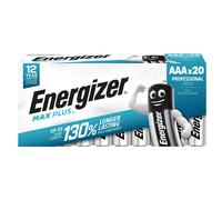 Blister da 20 Pile Alcaline Max Plus MiniStilo AAA E92 DP20 60/120-Energizer